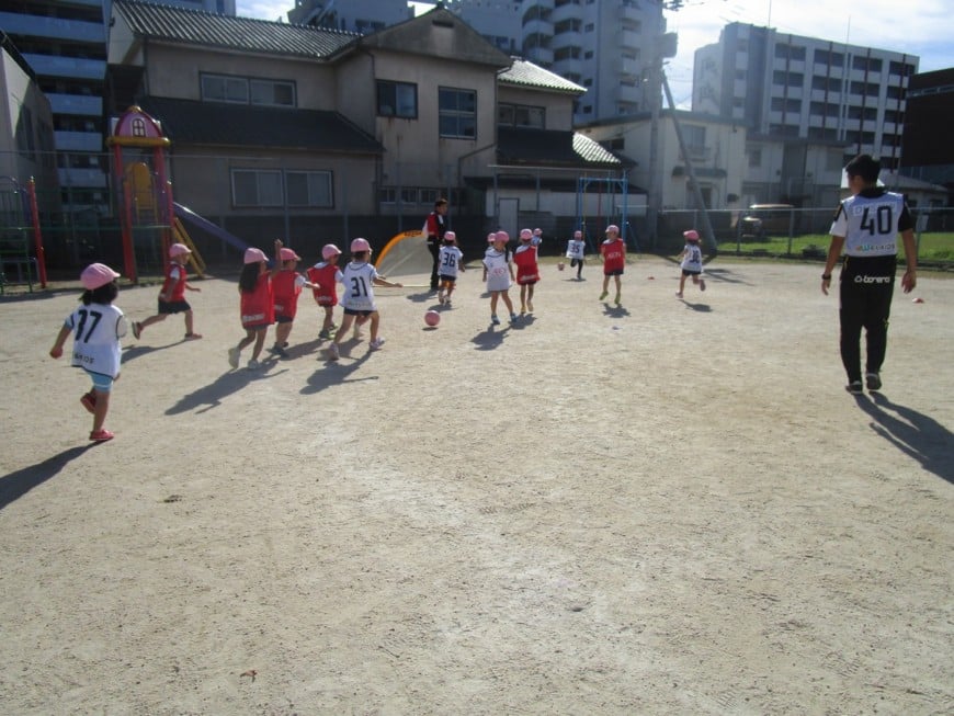 サッカー教室がありました！