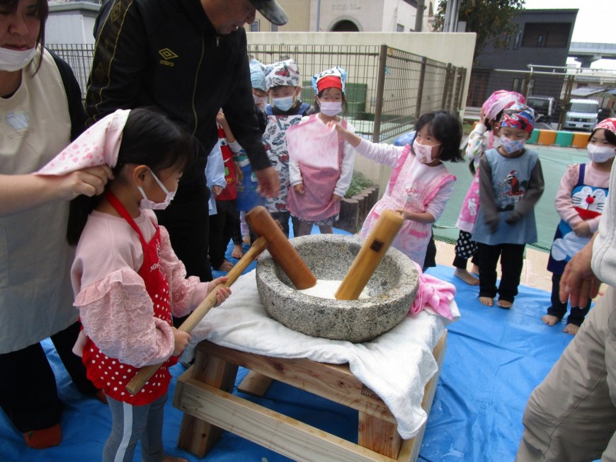 もちつき大会をしました！